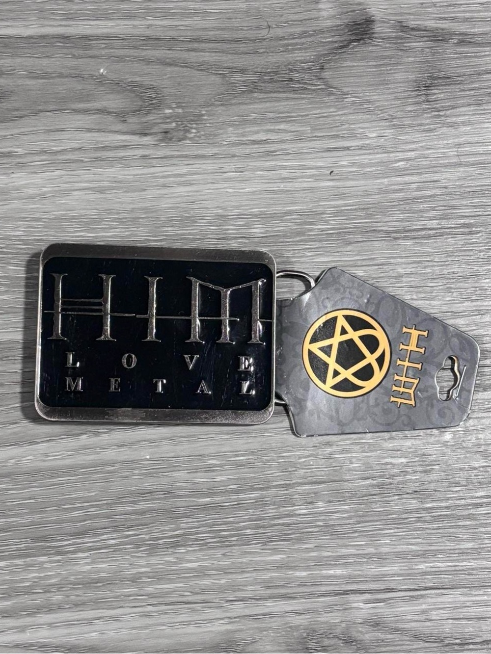 HIM Band Deadstock 2000s Belt Buckle